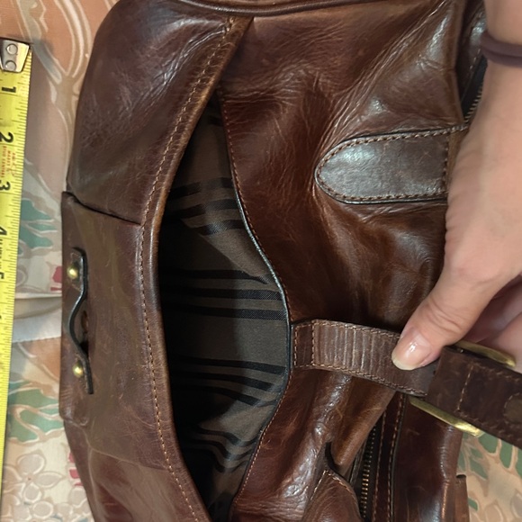 Frye Brown Leather Shoulder Bag - Picture 11 of 12